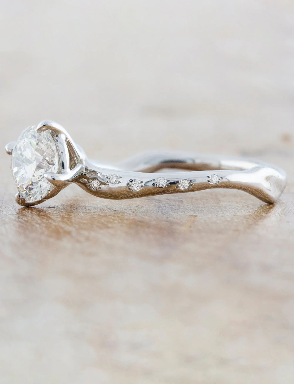Aurora Diamonds + Selene - 1.28ct Natural Diamond Ring Set - Image 3