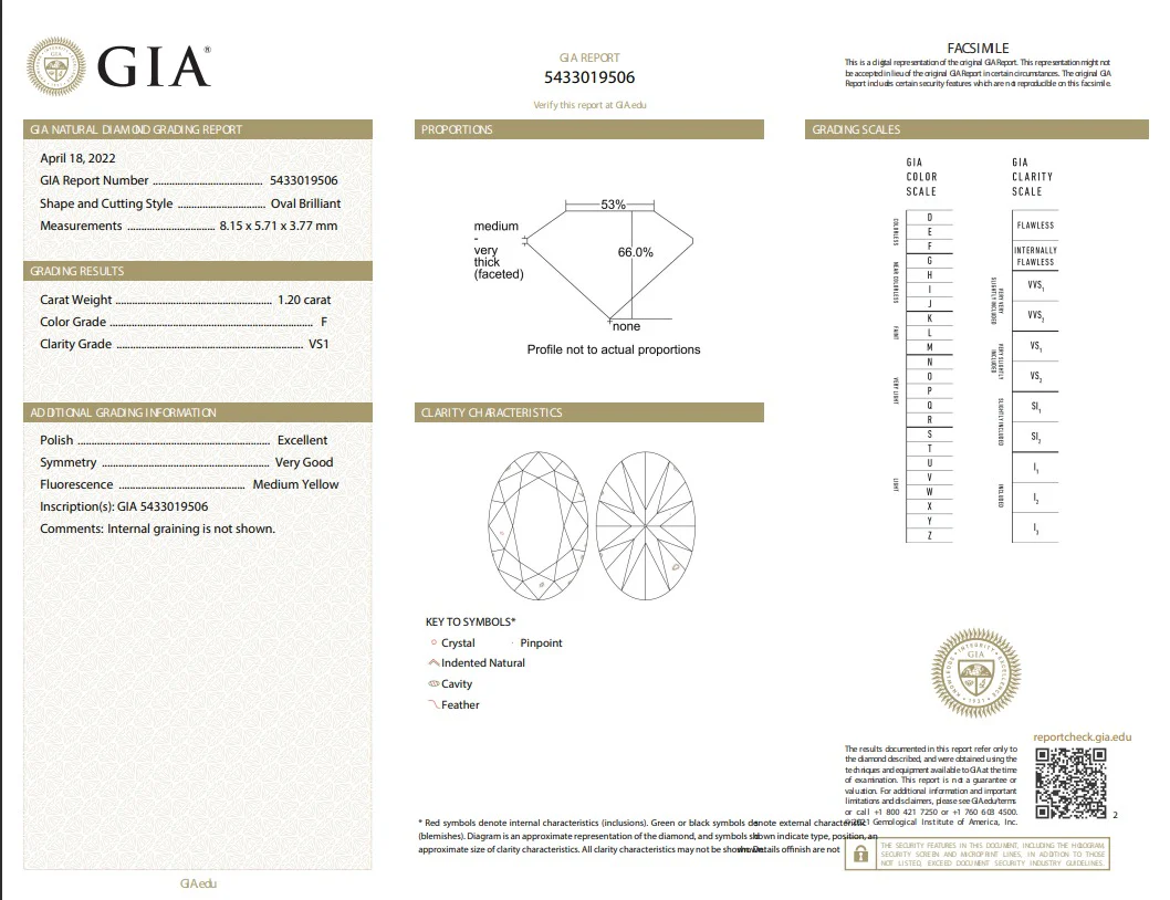 Florina - 1.20ct Oval Natural Diamond - Image 4